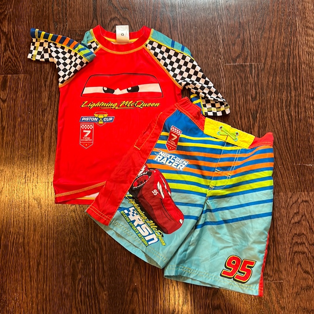 Disney Cars Boys Swim Set